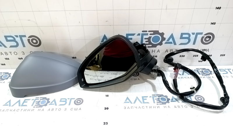 Ansamblu oglindă retrovizoare stânga Audi A4 B9 17-19 15 pini, asferică, semnalizator, antiorbire automată, memorie