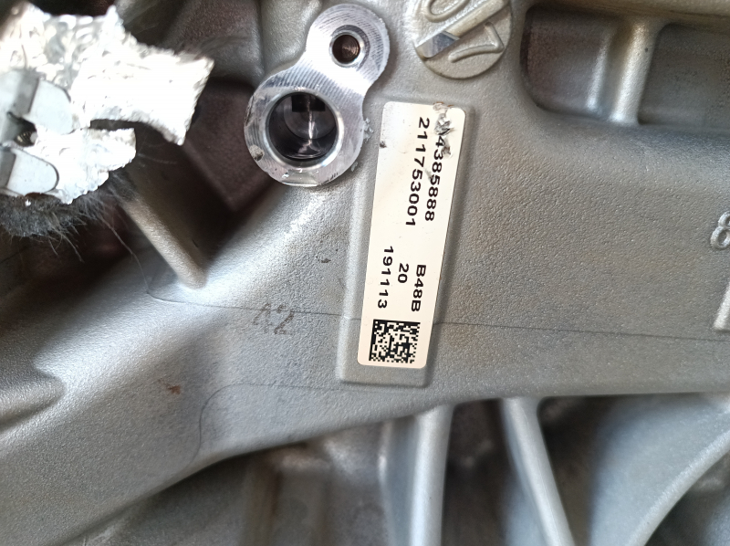 Motor BMW 3 G20 19-23 2.0T B46B20B RWD 104kW, pornit, pete în cilindri