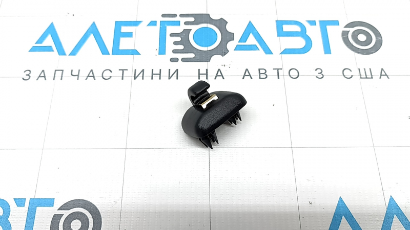 Крючок козырька левый Audi A5 F5 17-25 черный, 2 части
