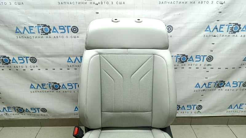 Водительское сиденье Hyundai Santa Fe 24-26 с airbag, электро, подогрев, кожа серая, под химчистку