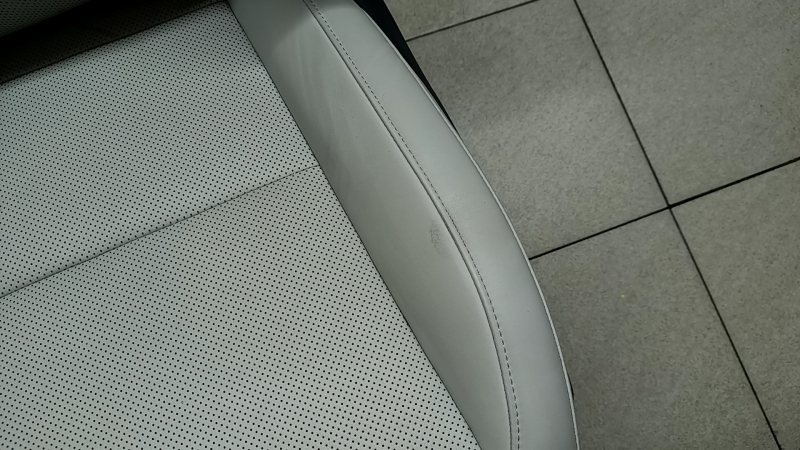 Водительское сиденье Hyundai Santa Fe 24-26 с airbag, электро, подогрев, кожа серая, под химчистку