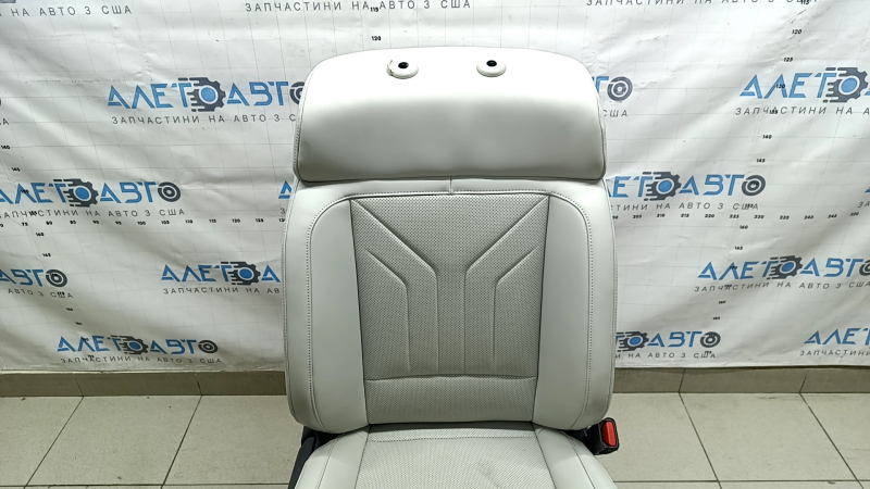Пассажирское сиденье Hyundai Santa Fe 24-26 с airbag, электро, подогрев, кожа серая, под химчистку