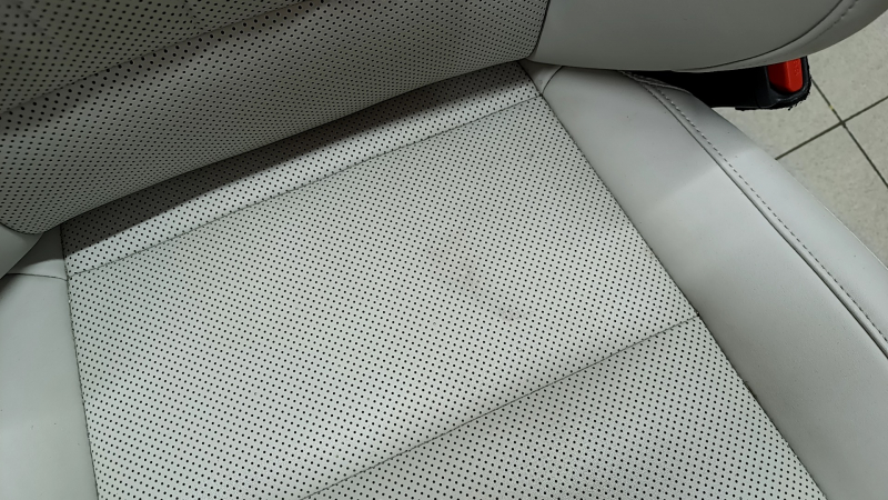 Пассажирское сиденье Hyundai Santa Fe 24-26 с airbag, электро, подогрев, кожа серая, под химчистку