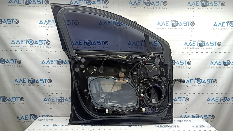 Ansamblu ușă stânga față pentru Ford Fusion mk5 13-20 hybrid energi, fără cheie, cu cod, sticlă triplex, negru G1, bare de protecție, cutată