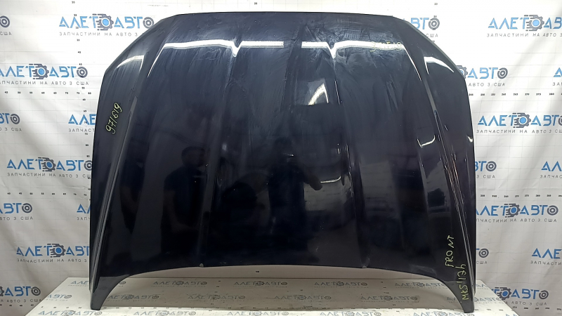 Капот голый Ford Fusion mk5 13-20 алюминий, черный G1