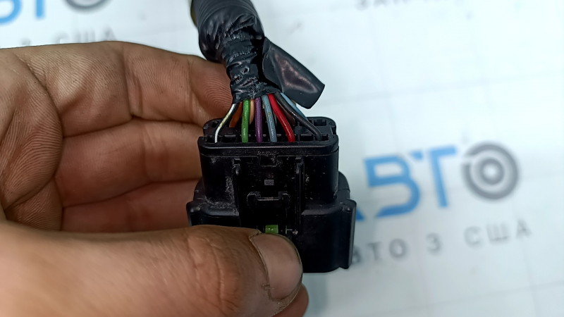 Зеркало боковое правое в сборе Ford Fusion mk5 15-17 12 пинов, BSM, поворотник, подогрев, подсветка, черный