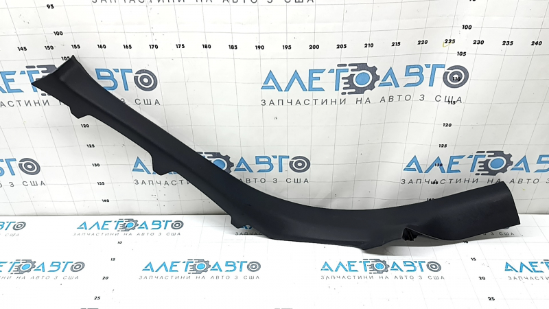 Ornament prag interior spate stânga pentru Audi A5 F5 18-25 5D, negru, zgârieturi