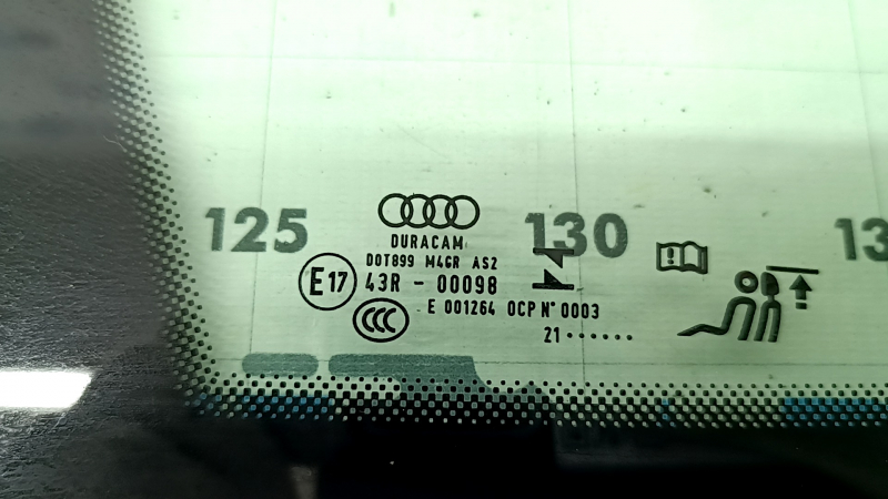 Geam spate stânga, geam orb, Audi A5 F5 18-25, cromat 5D, îndoit