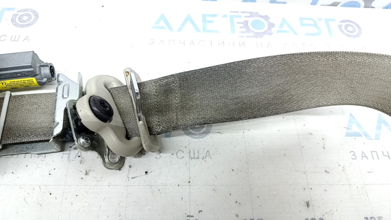 Centură de siguranță șofer cu tensionator și acționare rapidă pentru Ford Fusion mk5 17-20, gri, curățabilă chimic