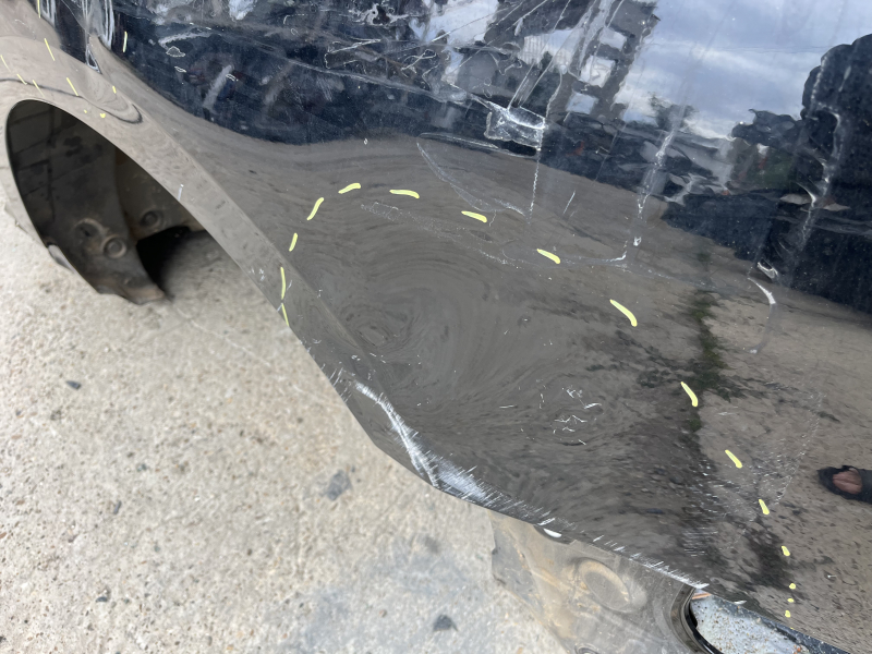 Aripă spate stânga Audi A5 F5 18-25 5D pe caroserie, neagră, lovită