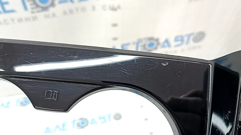 Ornamente consolă centrală Audi A5 F5 20-25, negru lucios, zgârieturi