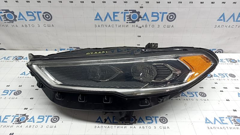 Ansamblu far față stânga pentru Ford Fusion mk5 17-20 LED, cu DRL, polișabil