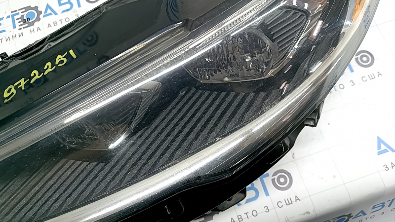 Ansamblu far față stânga pentru Ford Fusion mk5 17-20 LED, cu DRL, polișabil