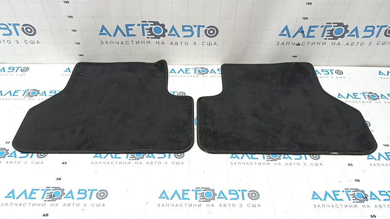Set de 2 covorașe spate din material textil pentru Audi A5 F5 20-25 5D negru, pentru curățare