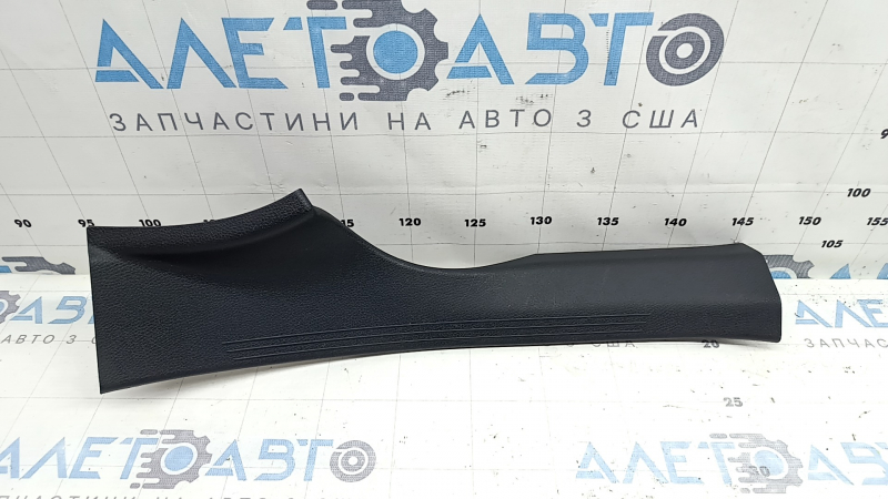 Ornamente prag interior spate dreapta pentru Mercedes W213 E 17-23, negru, zgârieturi