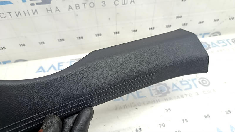 Ornamente prag interior spate dreapta pentru Mercedes W213 E 17-23, negru, zgârieturi