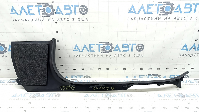 Ornamente prag interior față stânga pentru Mercedes W213 E 17-23, negru, zgârieturi