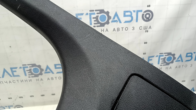 Ornamente prag interior față dreapta pentru Mercedes W213 E 17-23, negru, cu dopuri, zgârieturi