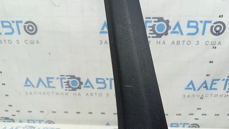 Ornamente prag interior față dreapta pentru Mercedes W213 E 17-23, negru, cu dopuri, zgârieturi
