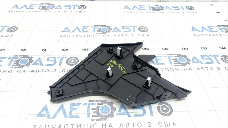 Ornament consolă centrală dreapta sus pentru Hyundai Santa Fe 24-26 față, gri, suport rupt, crăpat