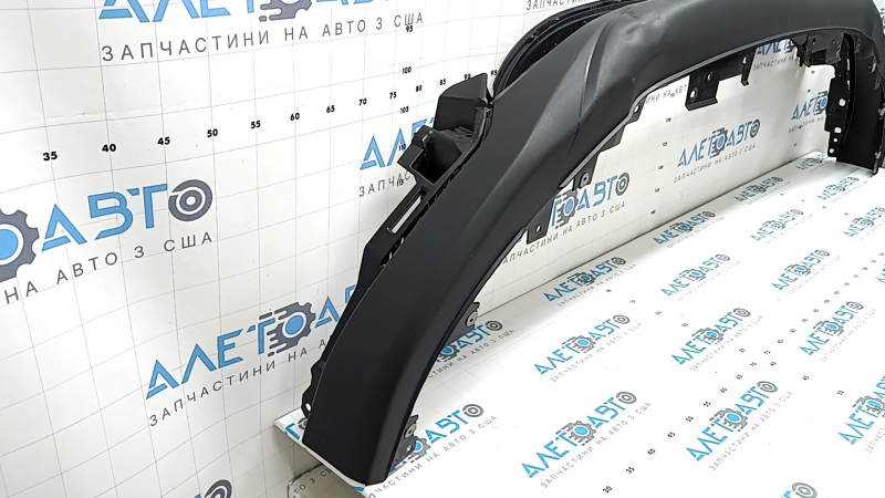 Губа переднего бампера Mazda CX-5 22-25 структура черная, примята, царапины