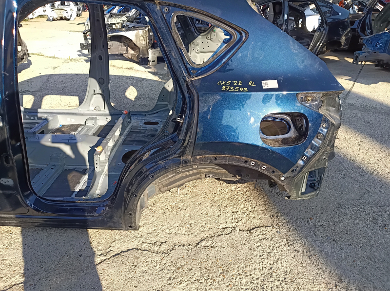Четверть крыло задняя левая Mazda CX-5 17-25 на кузове, синяя