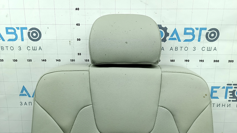 Спинка заднего ряда сидений 3 ряд правая Kia Sorento 21-24 HEV кожа серая, перфорация, с подголовником, под химчистку