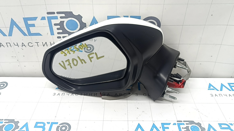 Зеркало боковое левое в сборе Toyota Camry v70 18-24 3 пина, белое
