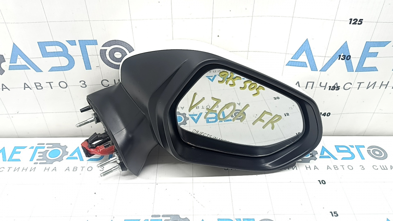 Зеркало боковое правое в сборе Toyota Camry v70 18-24 3 пина, белое