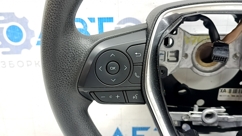 Volan fără mâner pentru Toyota Camry v70 18-24 cauciuc negru, cu butoane și protecție