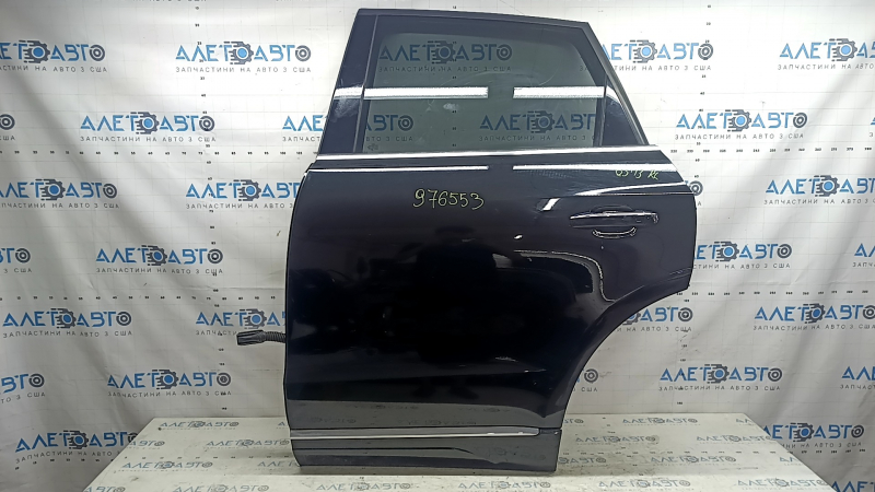 Дверь в сборе задняя левая Audi Q5 8R 09-17 keyless, черный LY9T, ручка хром