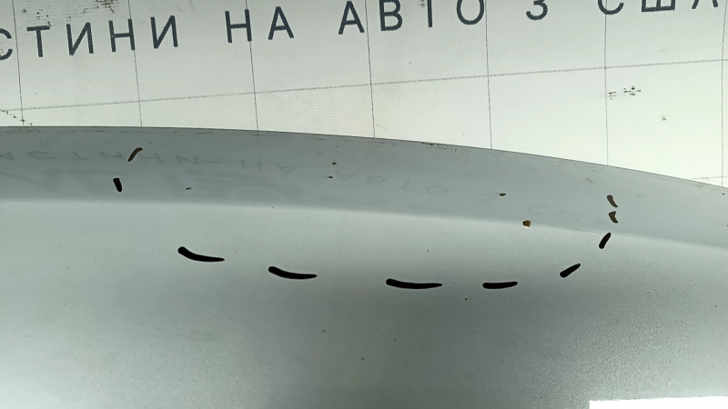 Капот голый VW Tiguan 18-24 сталь белый LB9Z, затерт, коррозия