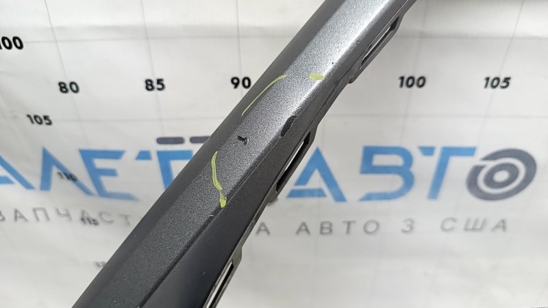 Накладка переднего бампера нижняя VW Tiguan 18-24 серая, царапины, тычки