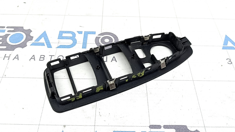 Ornament comandă ridicare geam stânga față pentru BMW X2 F39 18-23, negru, pentru oglinzi rabatabile automat
