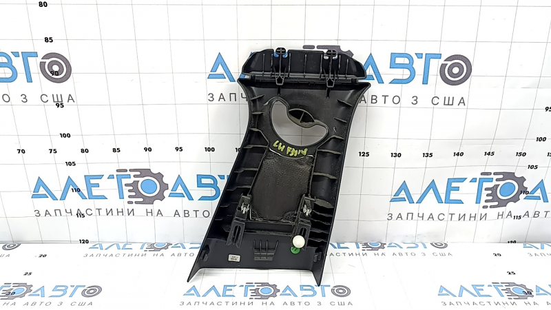 Ornamente montantă centrală BMW X2 F39 18-23, curea superioară, stânga, negru
