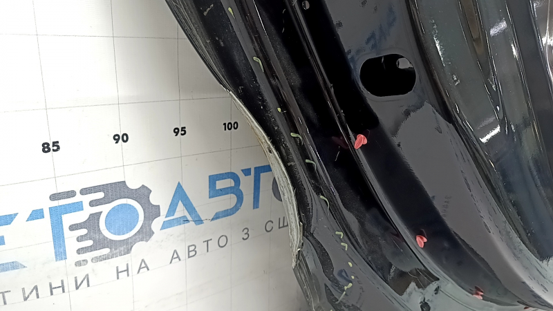 Дверь голая передняя левая Ford Mustang mk6 15-23 черный G1, замята