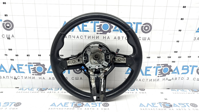 Руль голый BMW X1 F48 16-22 кожа черная с подогревом, M-Sport, царапины