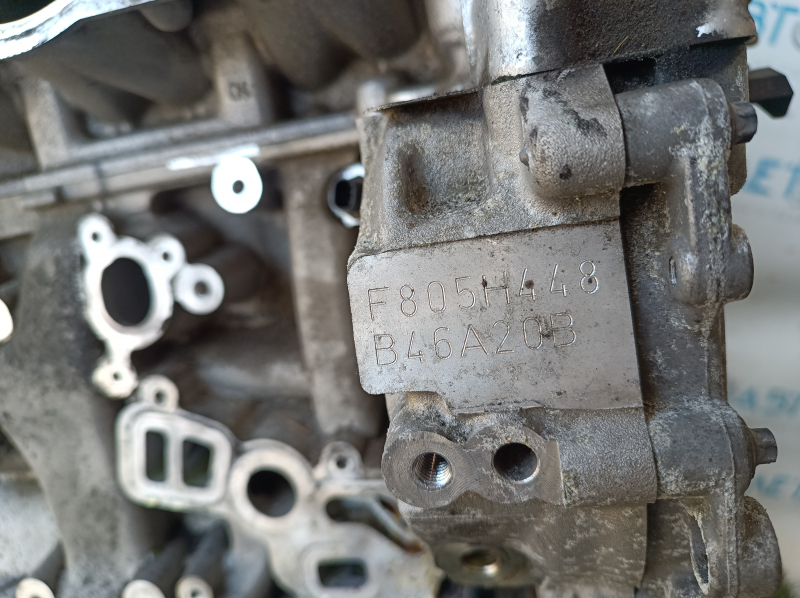 Двигатель BMW X1 F48 16-19 2.0т B46A20B 129к, повреждение водой, клин, эмульсия, пробит блок, на запчасти