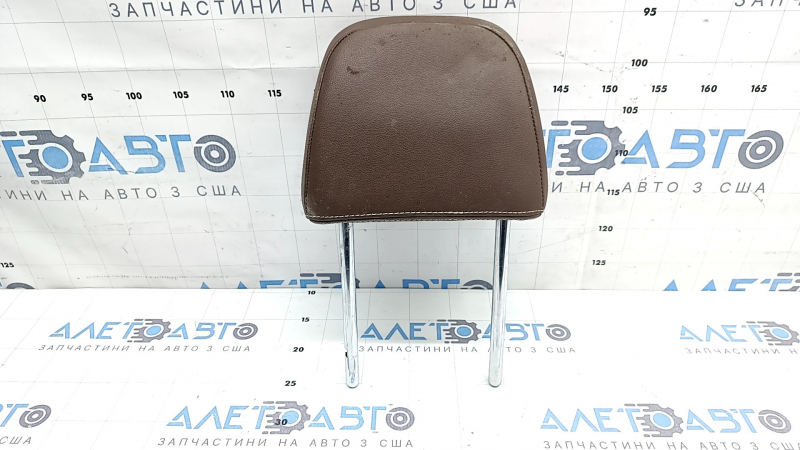 Подголовник 2 ряда правый VW Atlas 21-23 кожа коричневый, белая строчка, под химчистку, царапины
