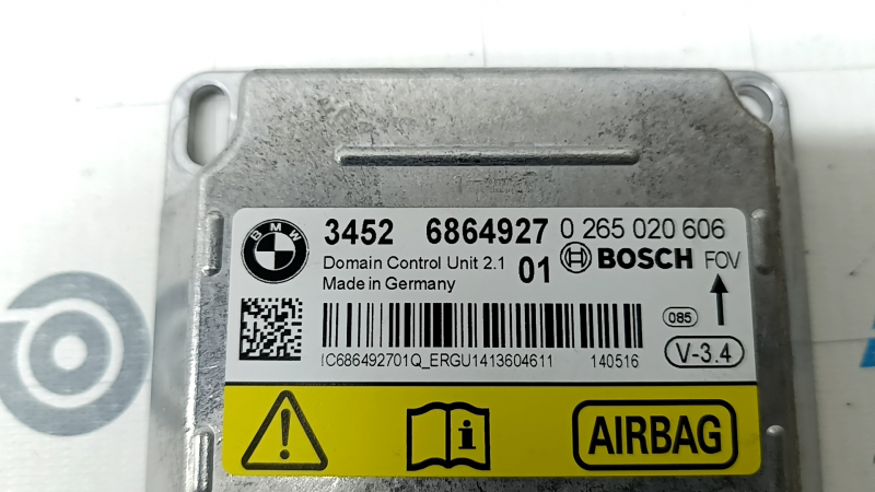 Модуль srs airbag компьютер подушек безопасности BMW 5 F10 14-16 под круиз