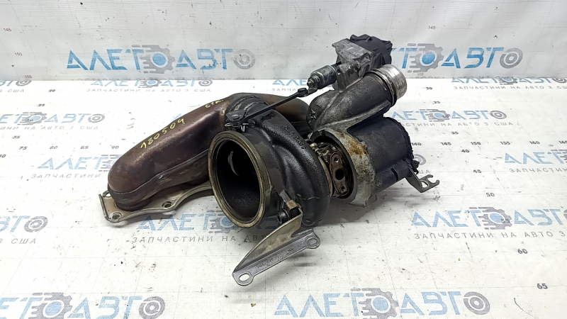 Турбина в сборе с коллектором BMW 5 F10 14-16 2.0T, 61к, оплавлена