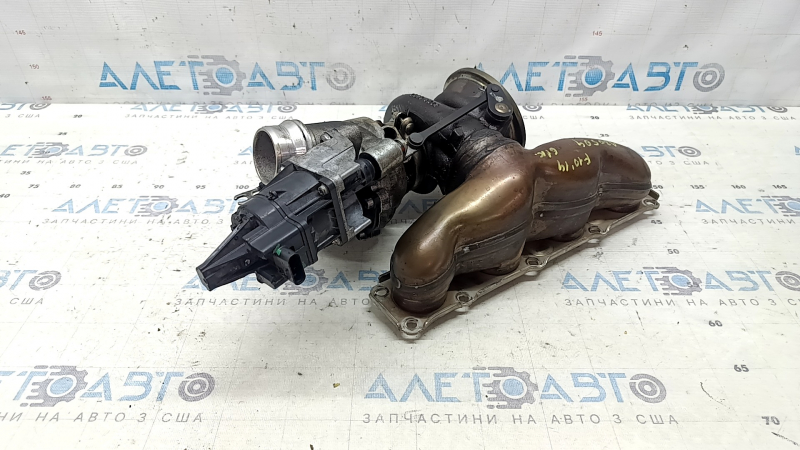 Турбина в сборе с коллектором BMW 5 F10 14-16 2.0T, 61к, оплавлена