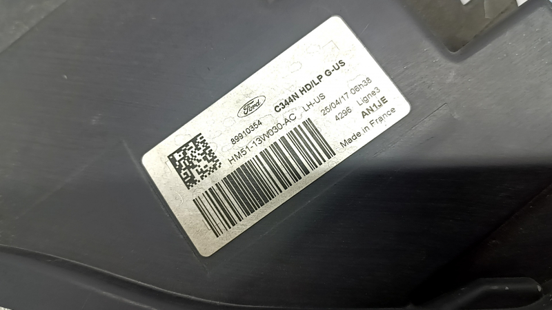 Фара передняя левая в сборе Ford C-max MK2 17-18 рест, песок