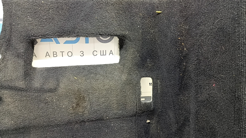 Покрытие пола заднее BMW 5 F10 14-16 черное, под химчистку