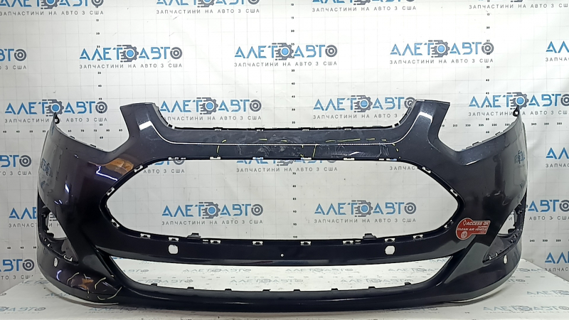 Бампер передний голый Ford C-max MK2 13-18 usa черный, под 6 парктроников, царапины, примят