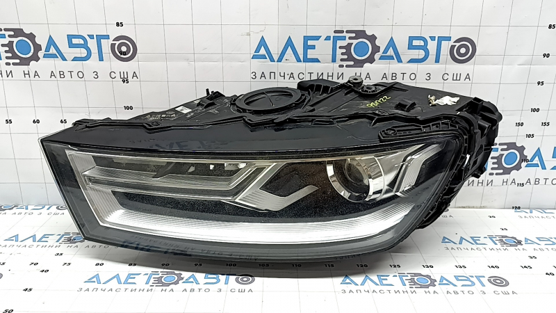 Фара передняя левая в сборе Audi Q7 16-19 Xenon, потрескан лак