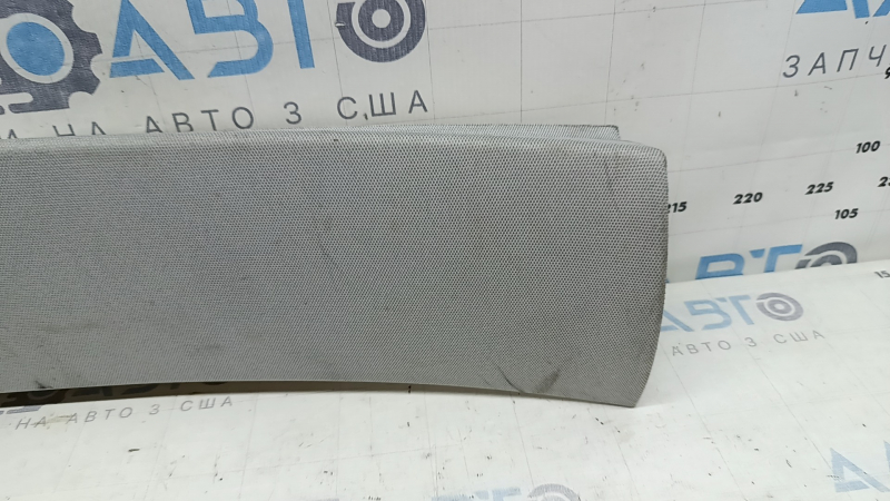 Накладка потолка задняя Audi Q7 16-24 серая, потерта, под химчистку