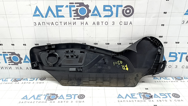 Ornamente scaun pasager dreapta pentru Audi Q7 16-19, negre, fără suport lombar, zgârieturi