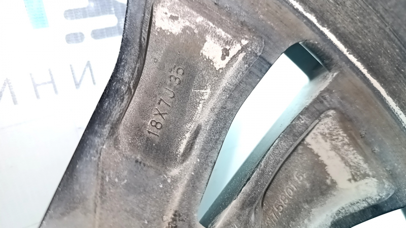 Диск колесный R18 x 7J ET35 5*114,3 Nissan Rogue 14-20 тип 2 легкая бордюрка