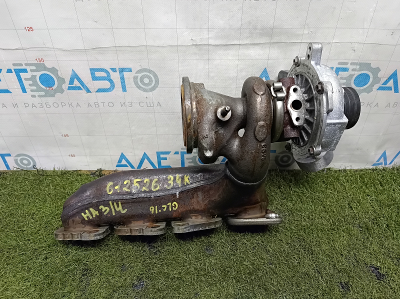 Turbina asamblata cu colector Mercedes GLC 300 16-19 34k wedge, combustibil, pentru piese de schimb